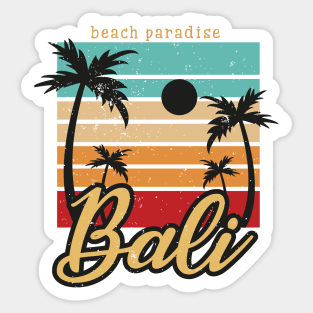 Bali beach paradise Sticker